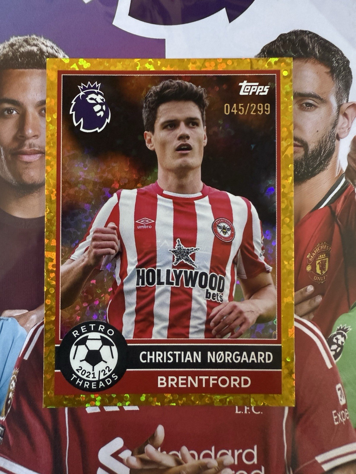 Topps 2026 Premier League /299 Christian Norgaard Brentford #45 for sale on Ebay