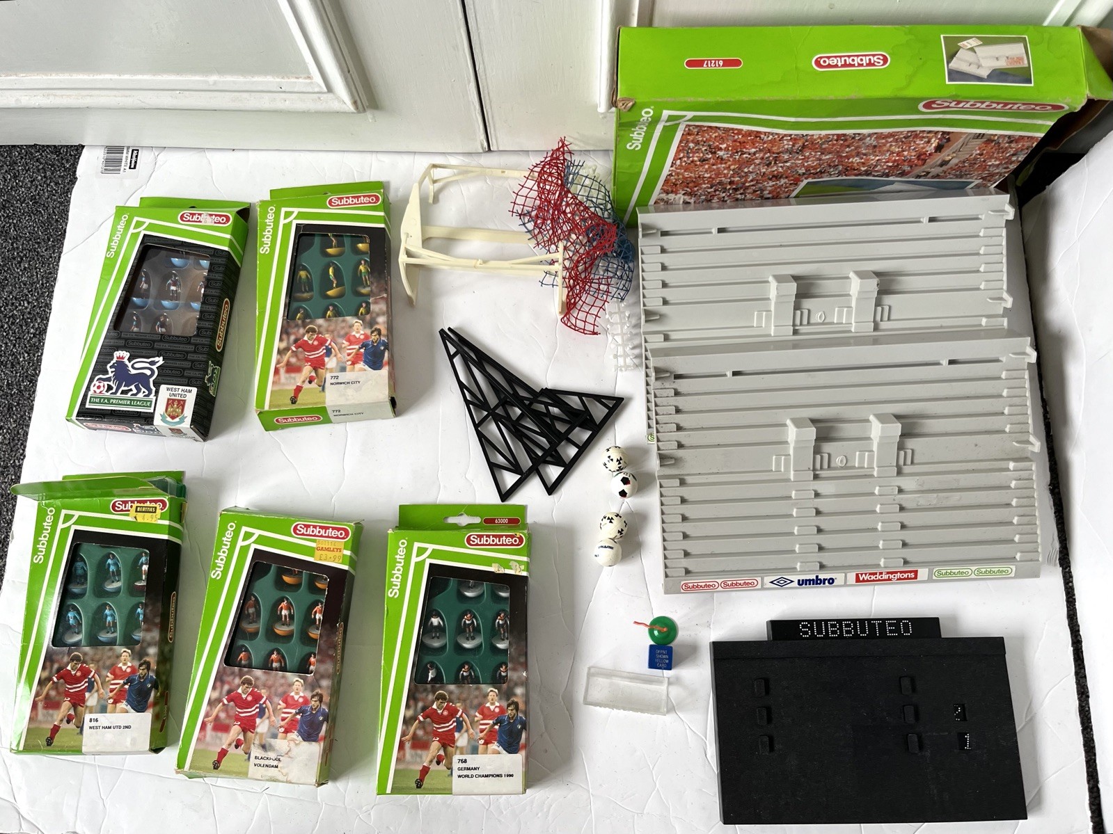 Vintage Subbuteo Bundle 1990’s Stadium Teams  Job Lot for sale on Ebay