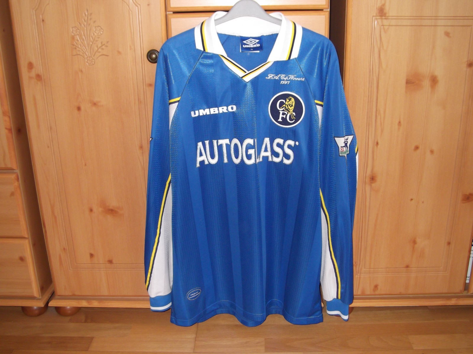 Chelsea FA Cup 1997 Winners Shirt for sale on Ebay