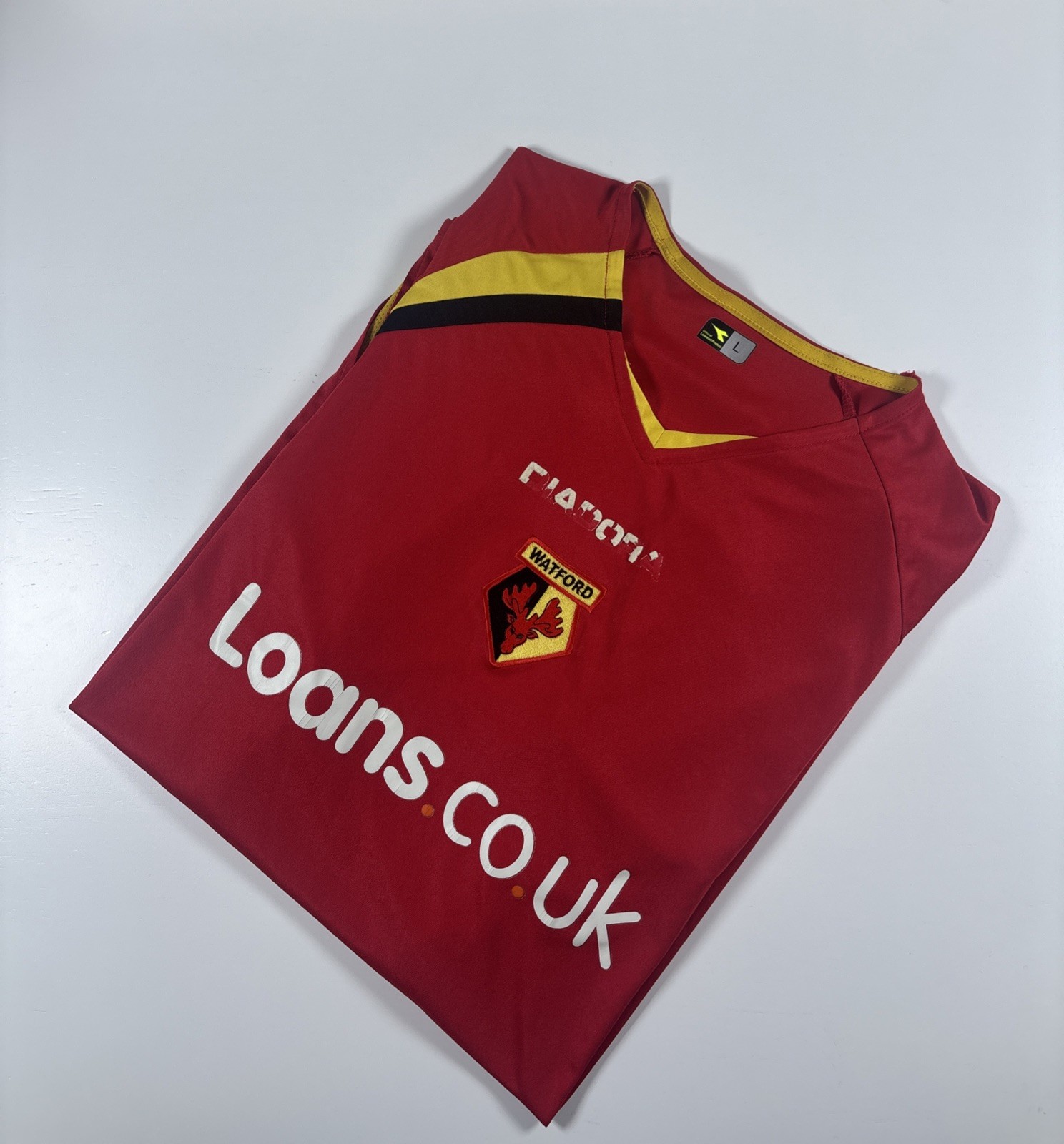 Authentic Diadora Watford 2005/06 Away Shirt. Size Large. for sale on Ebay