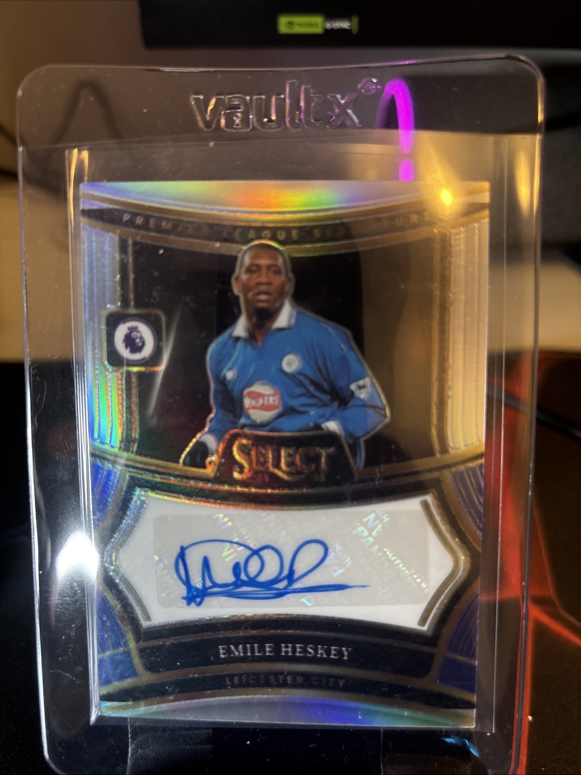 Emile Heskey Autograph - Panini Select Premier League 2024/25 - Leicester City for sale on Ebay