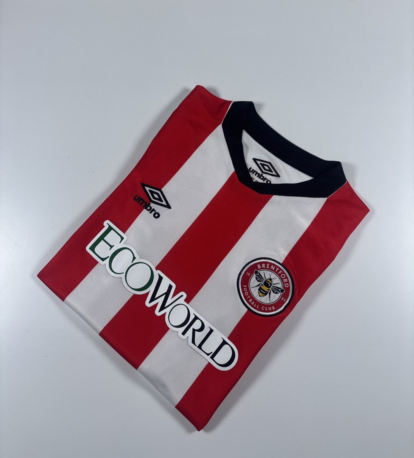 Authentic Umbro Brentford 2019/20 Home Shirt. Size Medium Boys. for sale on Ebay