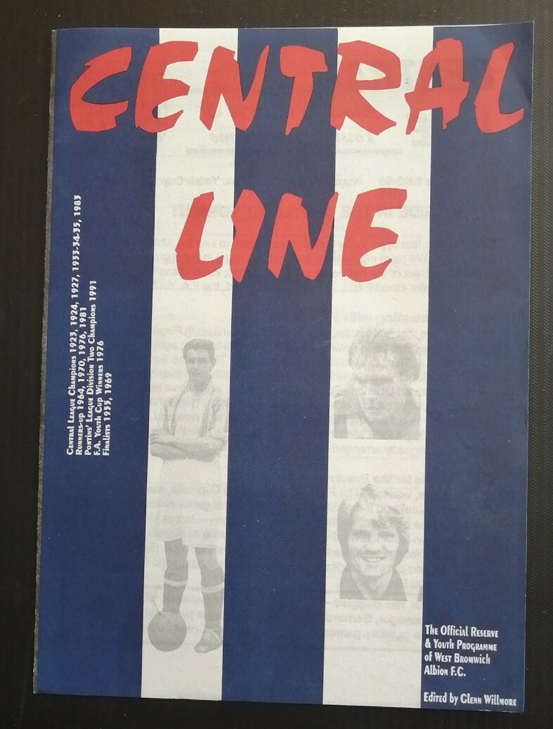 West Bromwich Albion v York City F.A Youth Cup Rd 3 Programme 25/01/93 for sale on Ebay