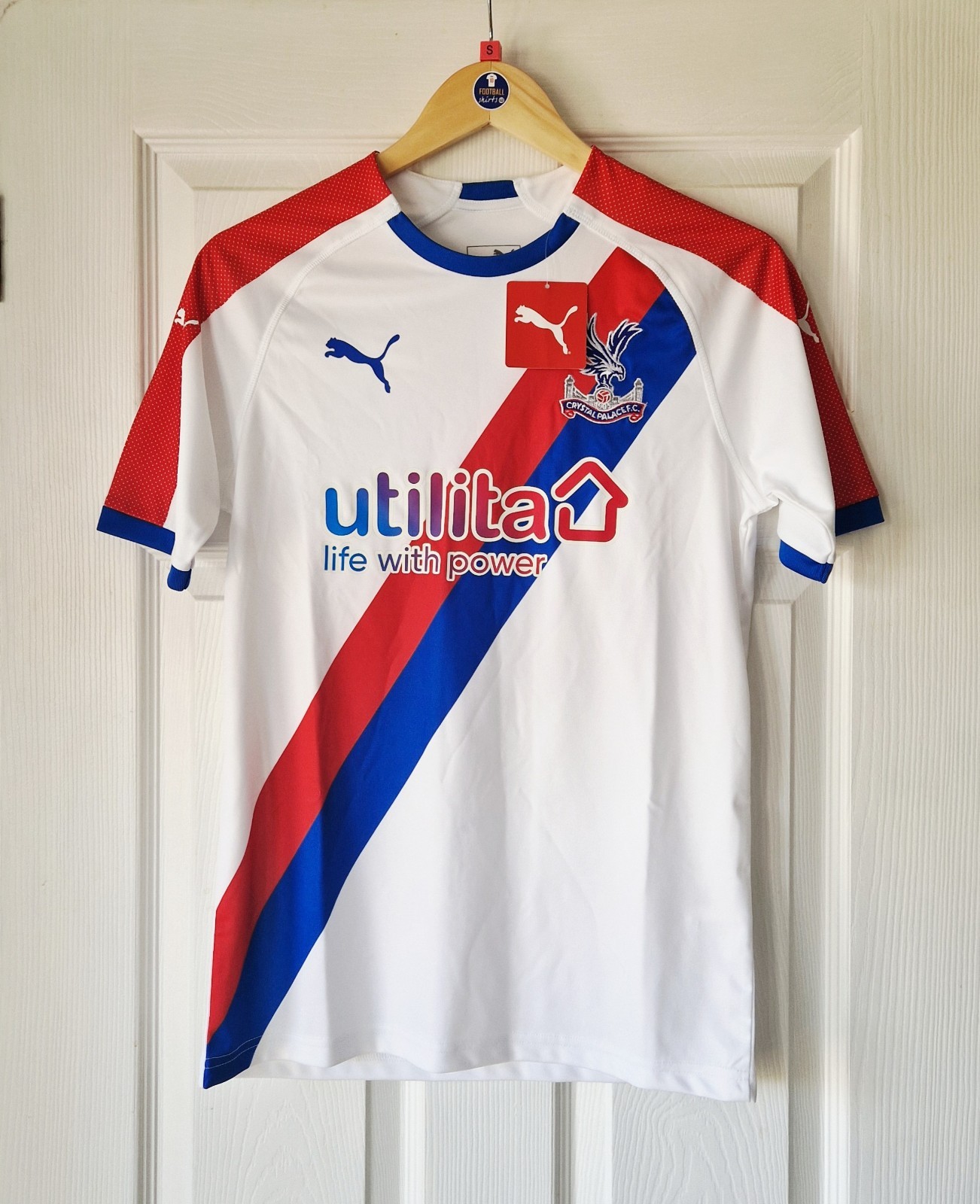 CRYSTAL PALACE AWAY FOOTBALL SHIRT 2018/19 - ADULT SMALL  - BRAND NEW TAGS  for sale on Ebay