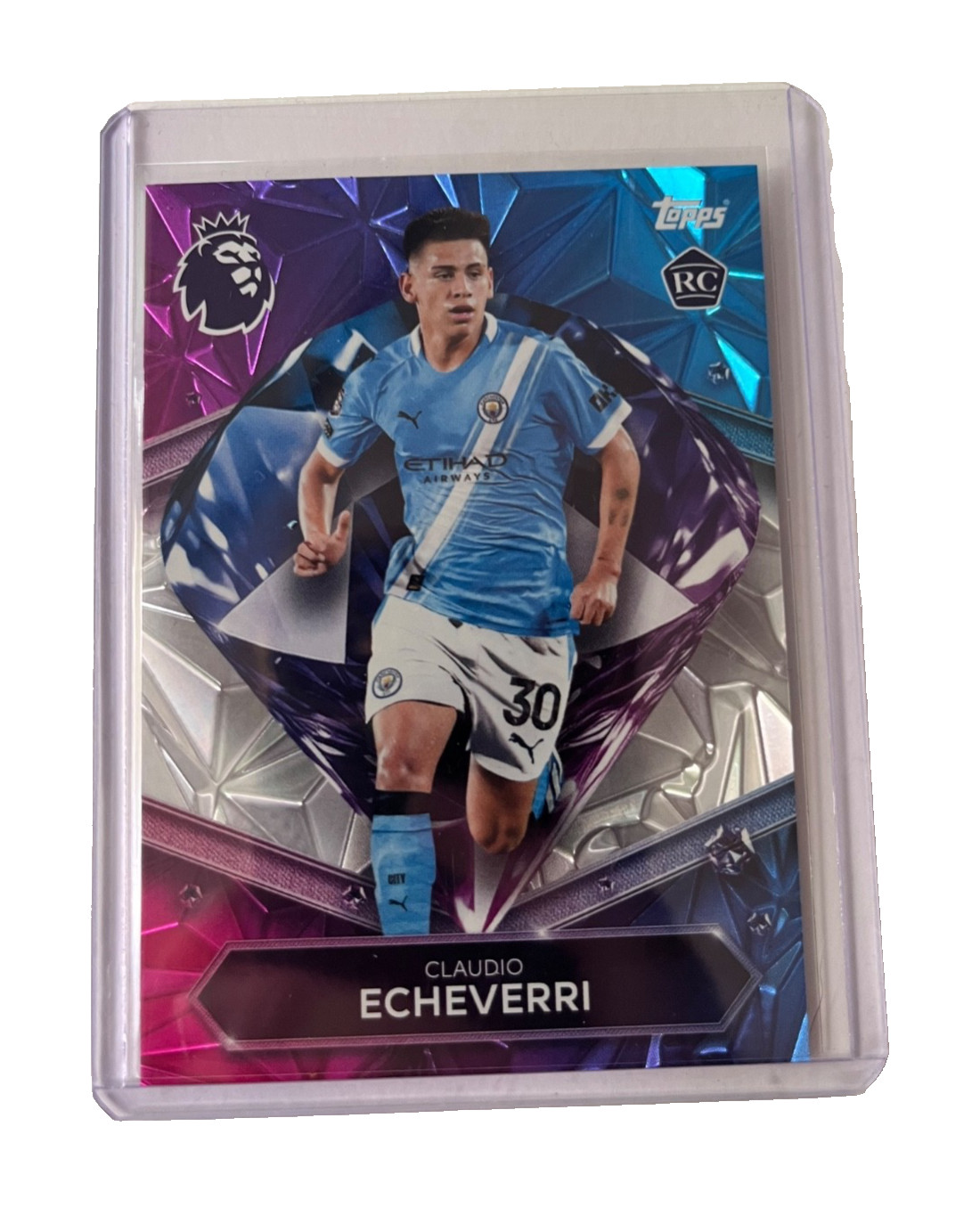 Topps Premier League 25/26 Manchester City Claudio Echeverri Diamond Rookie for sale on Ebay