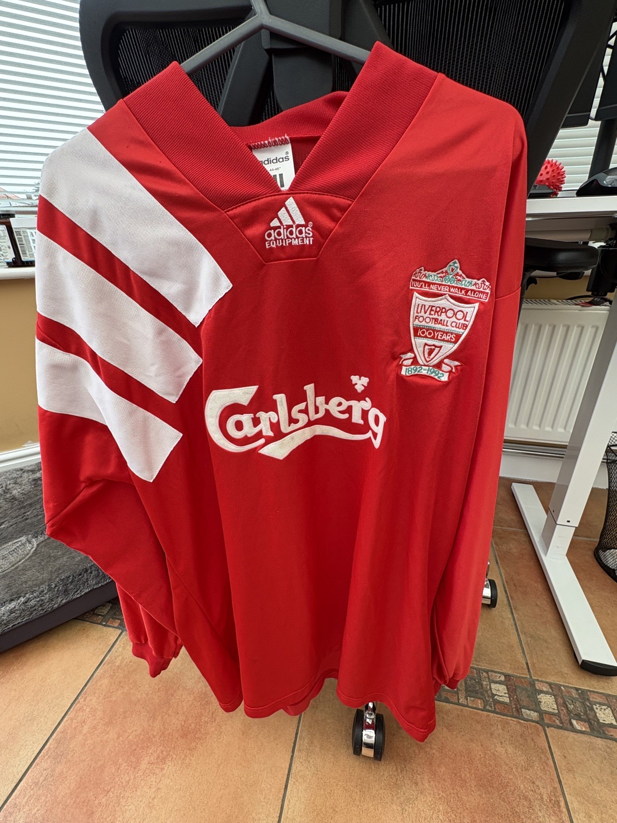 Liverpool Vintage Original 1992/93 Player Issue Long Sleeve Home Football Shirt for sale on Ebay