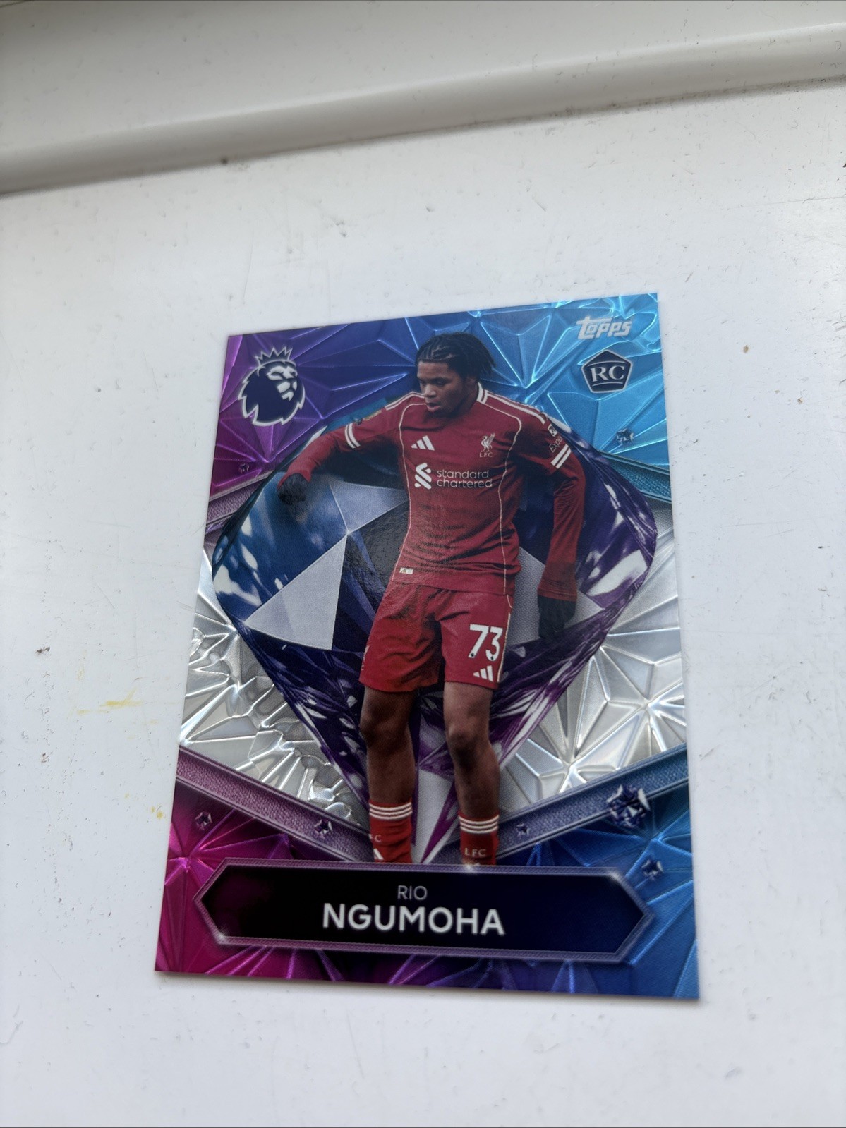 RIO NGUMOHA DIAMOND ROOKIE Topps Premier League ULTRA RARE Card SSP RC LIVERPOOL for sale on Ebay