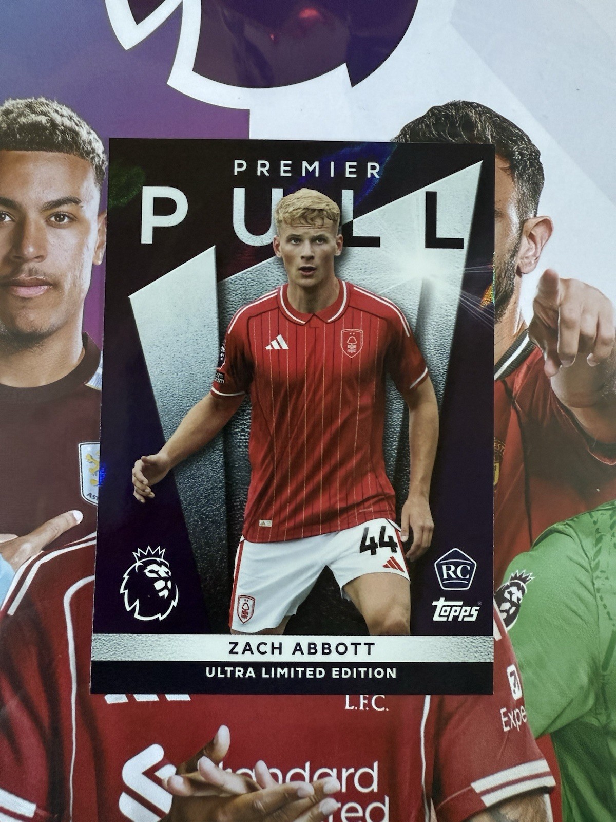 Topps Premier League 2026 Premier Pull Zach Abbott Rookie RC Notts Forest PP16 for sale on Ebay