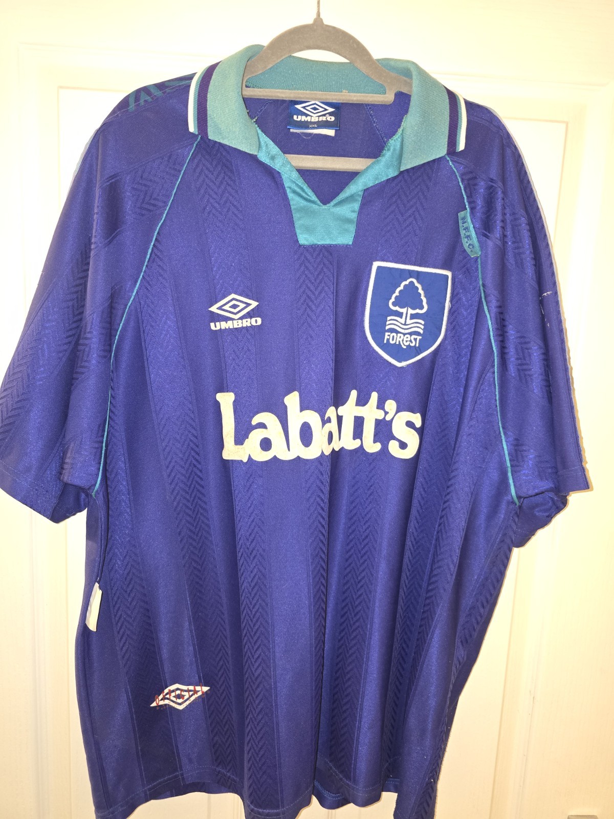 Nottingham Forest Vintage 93-95 Away Shirt for sale on Ebay