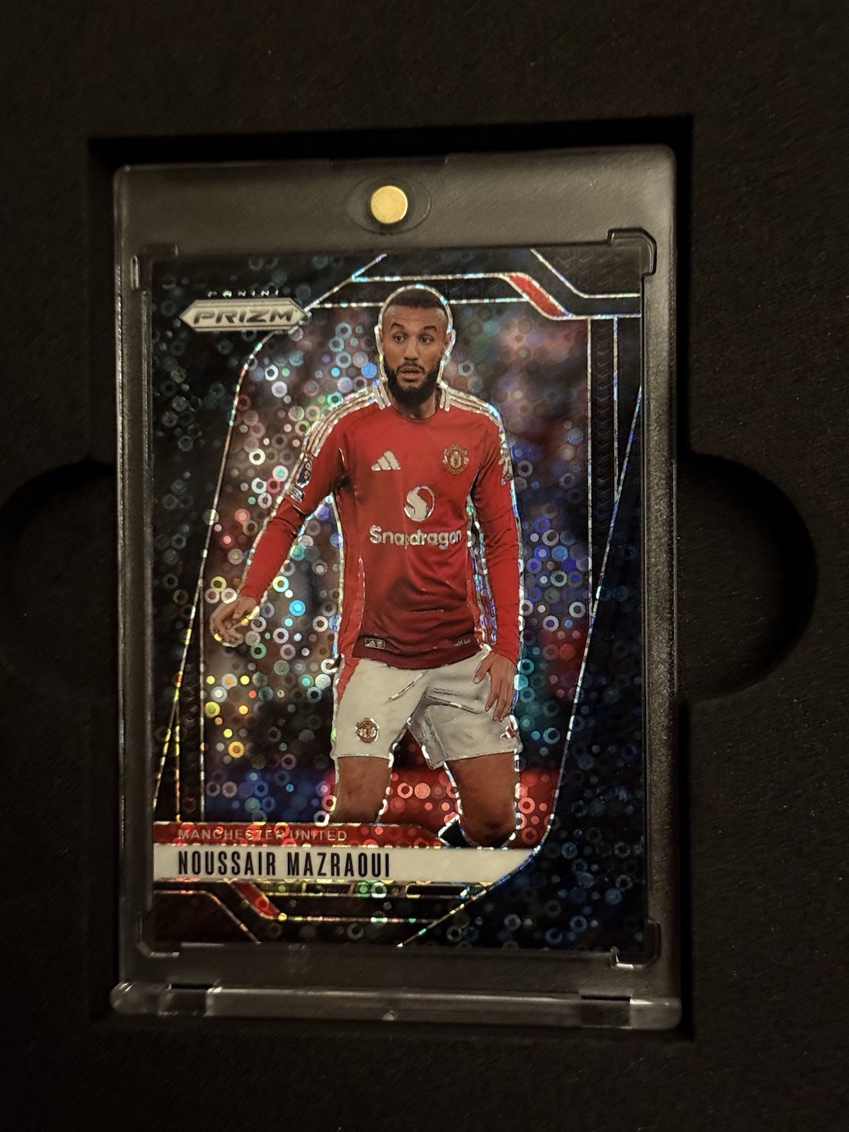 Panini Prizm Black Breakaway Noussair Mazraoui 1/1 Manchester United for sale on Ebay