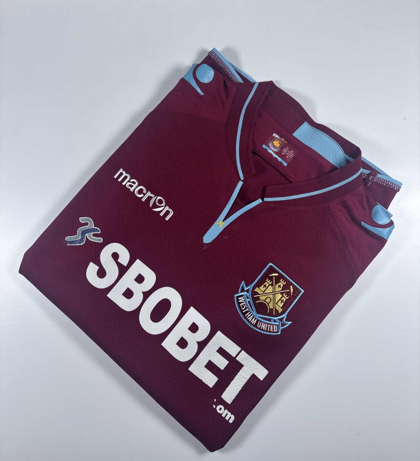 Authentic Macron West Ham 2012/13 Home Shirt. Size XL. for sale on Ebay