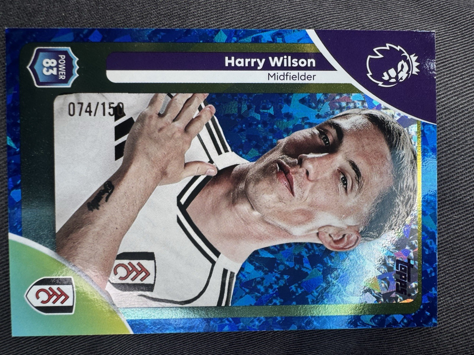 TOPPS Premier League 2026 - Harry Wilson BLUE Sparkle PARALLEL  /150 Fulham 🔥 for sale on Ebay