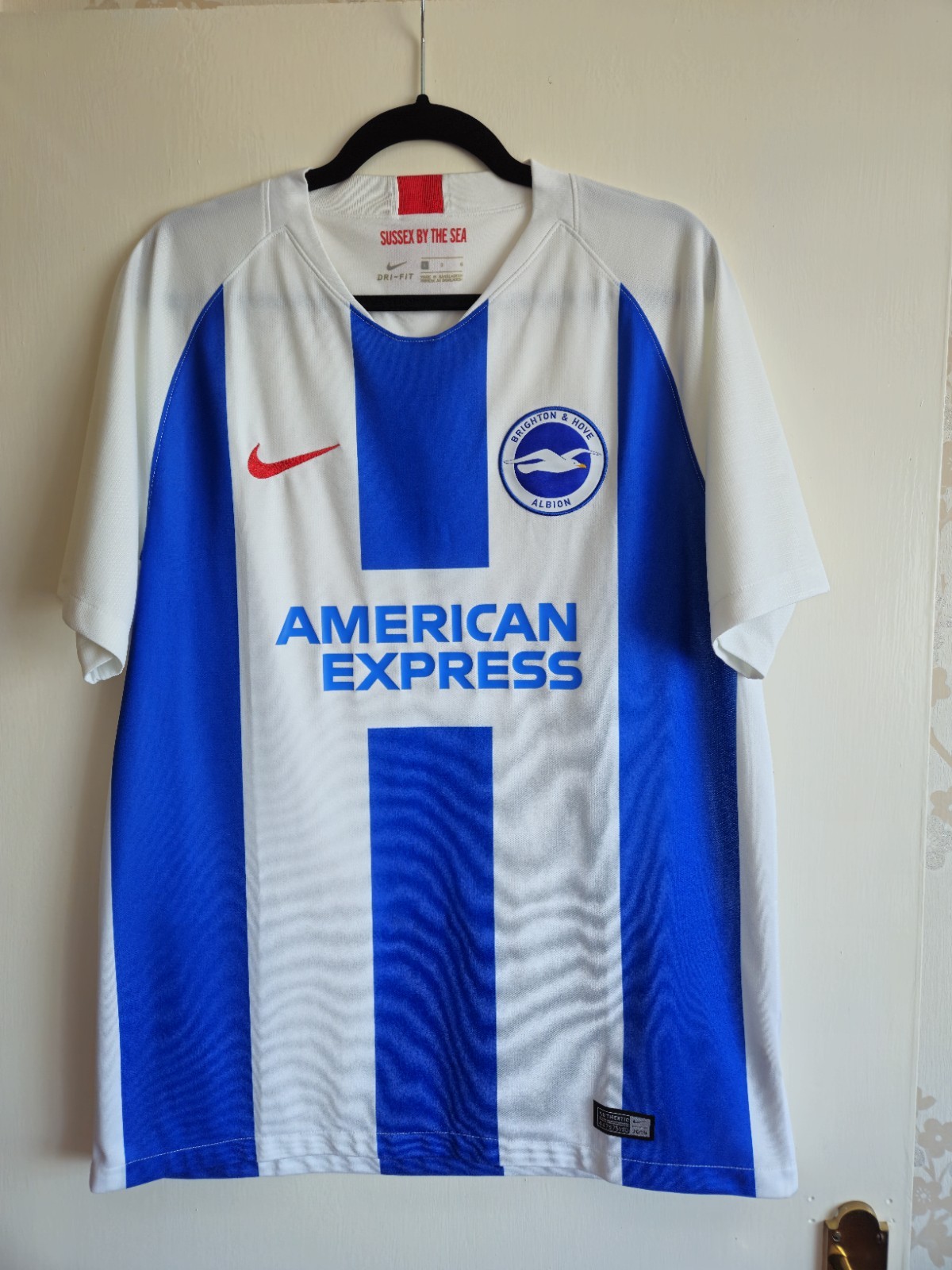 Brighton And Hove Albion 2018/19 Home Shirt. Adults Large for sale on Ebay