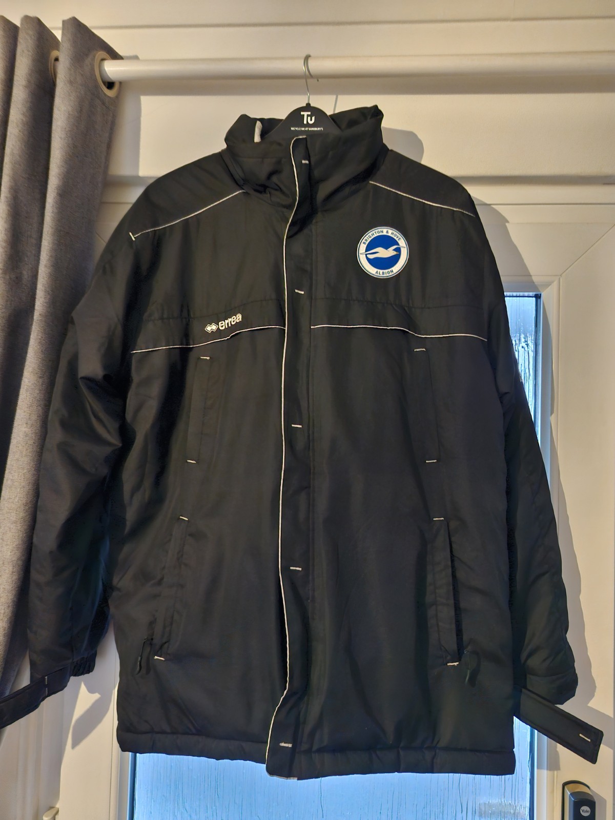 Brighton And Hove Albion Errea Bench Jacket Size Large for sale on Ebay