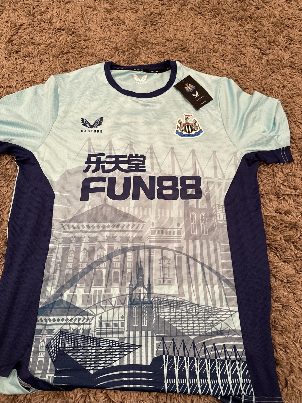 Newcastle United 22/23 4th Special Edition Shirt Vs Brighton Castore Large BNWT for sale on Ebay
