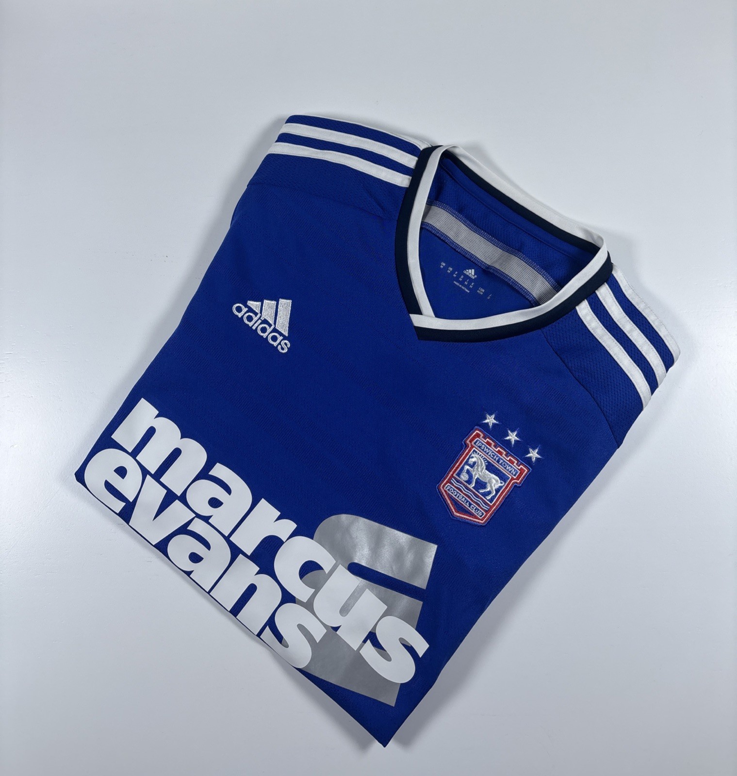 Authentic Adidas Ipswich Town 2014/15 Home Shirt. Side Medium. for sale on Ebay