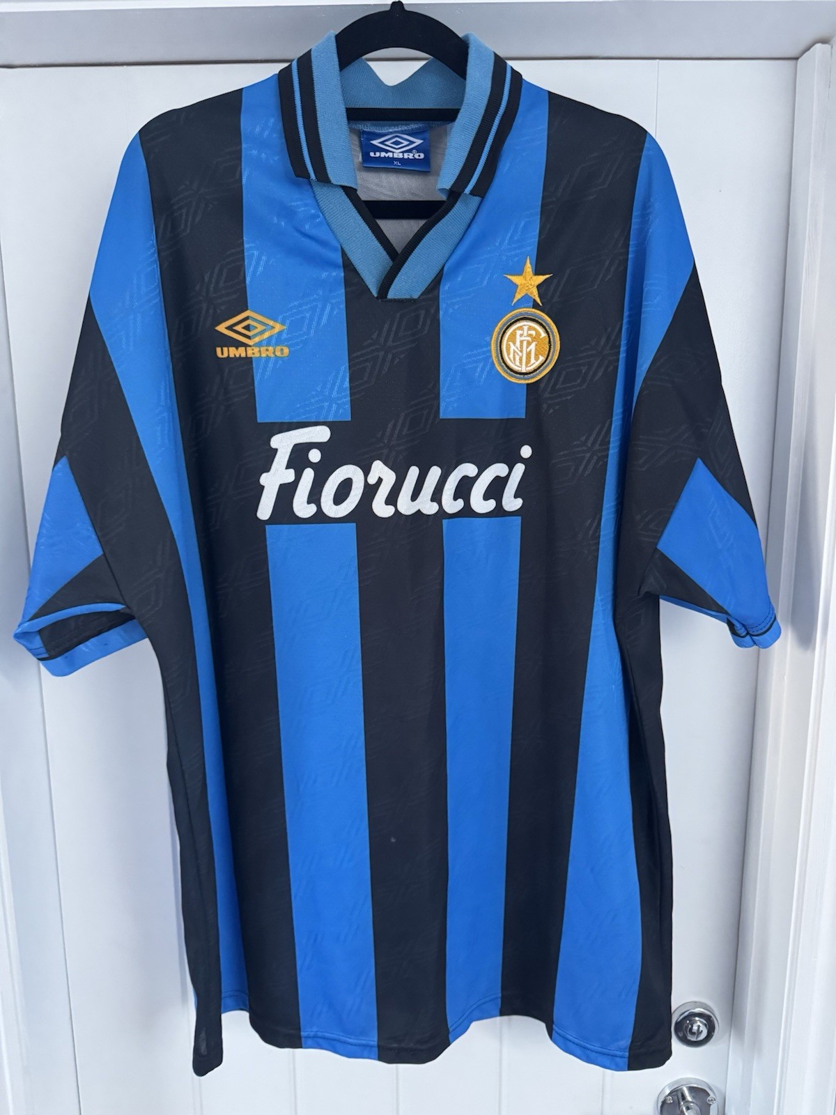 Inter Milan Umbro 1994/95 Home Shirt XL for sale on Ebay