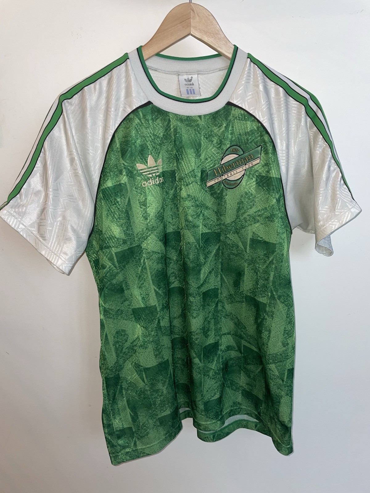 Hibernian Hibs Original Home Shirt 1991-1992 Size 38/40 for sale on Ebay