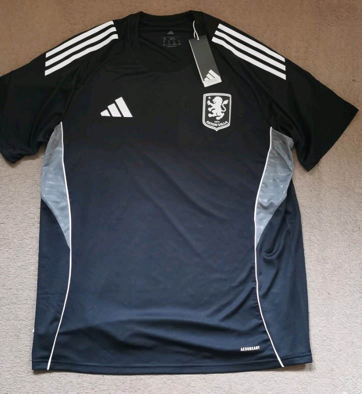 Brand New Aston villa Adidas Training Tshirt  Size XL for sale on Ebay