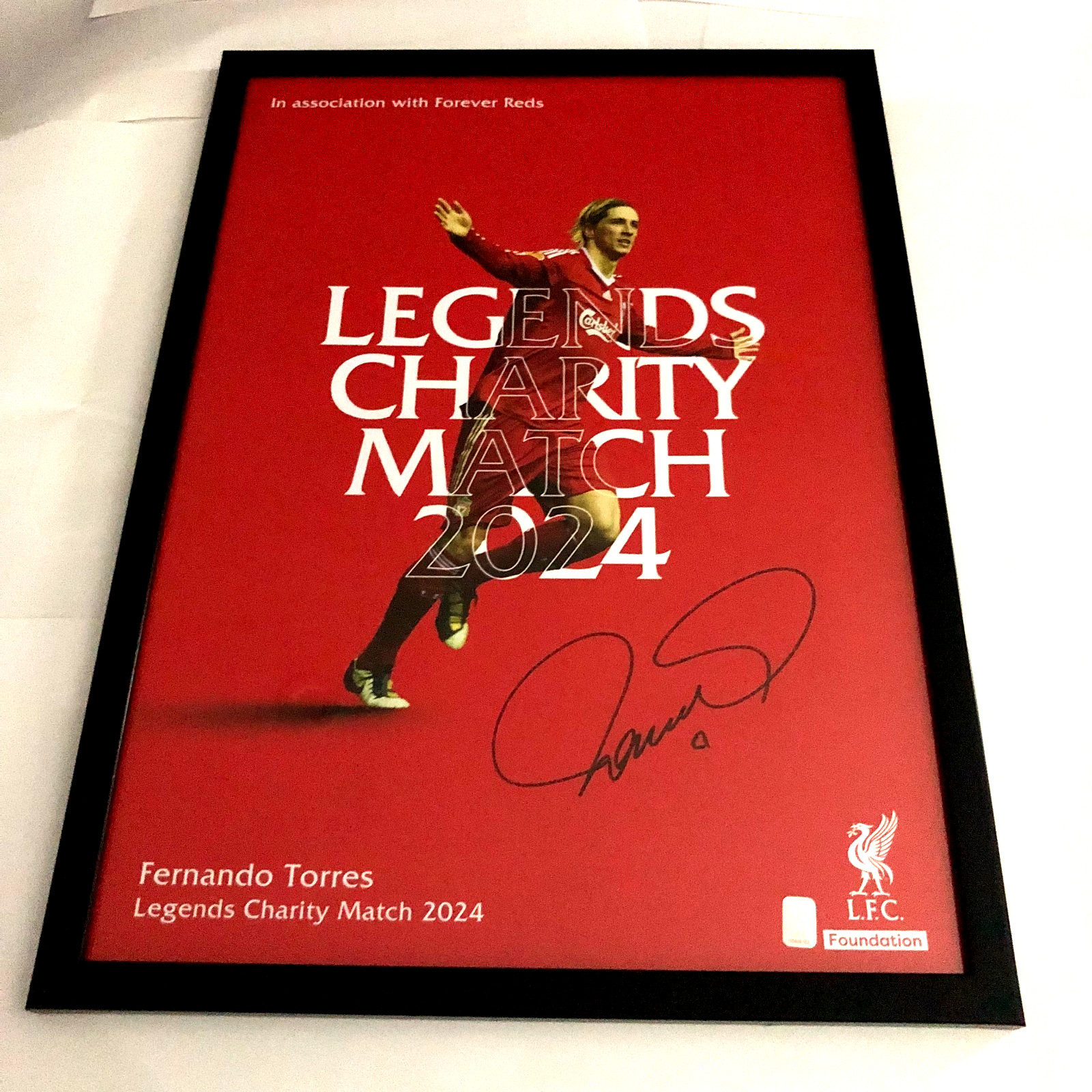 Fernando Torres Legends Signed Poster for sale on Ebay