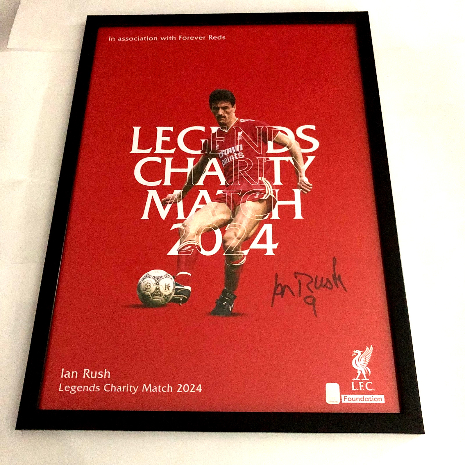 Ian Rush Legends Signed Poster for sale on Ebay
