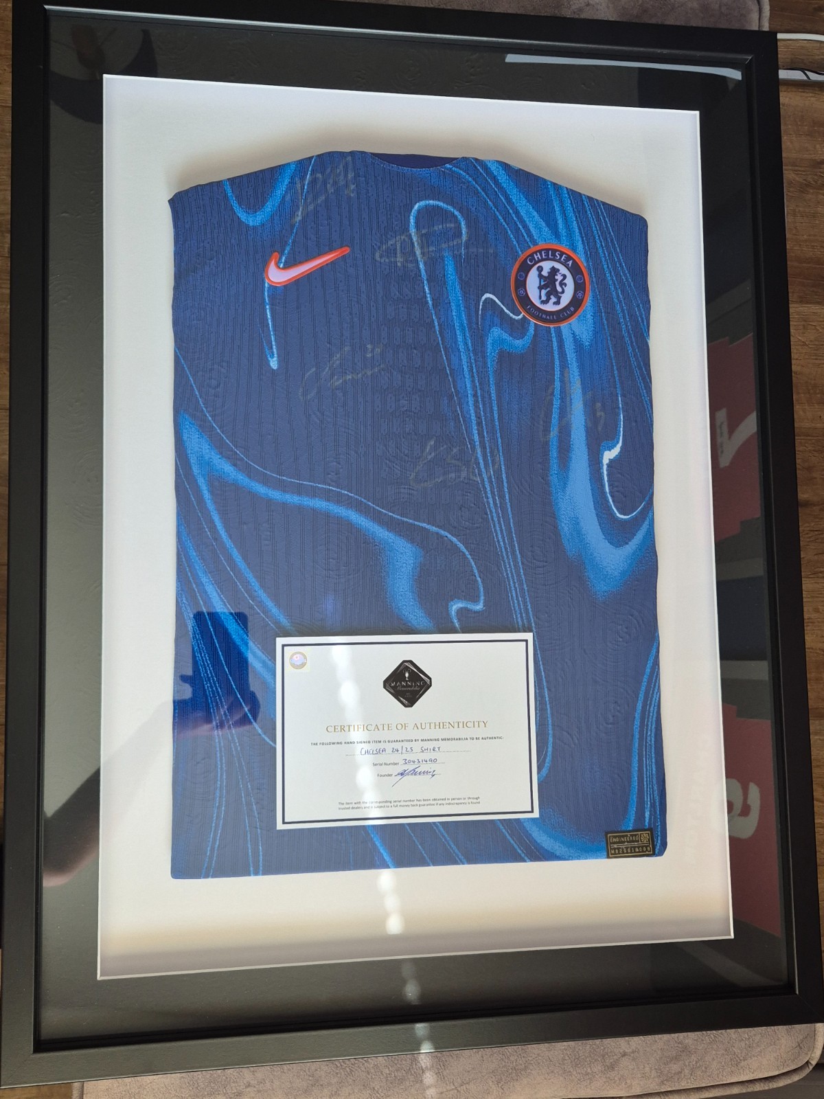 Palmer/James/Colwill/Cucurella/Neto Signed & Framed Shirt With COA for sale on Ebay