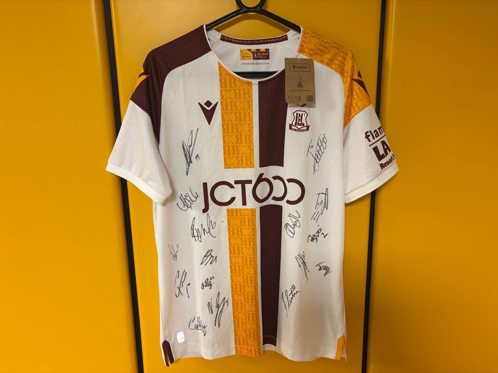 Bradford City 2024/25 | Away Kit Shirt | Signed for sale on Ebay