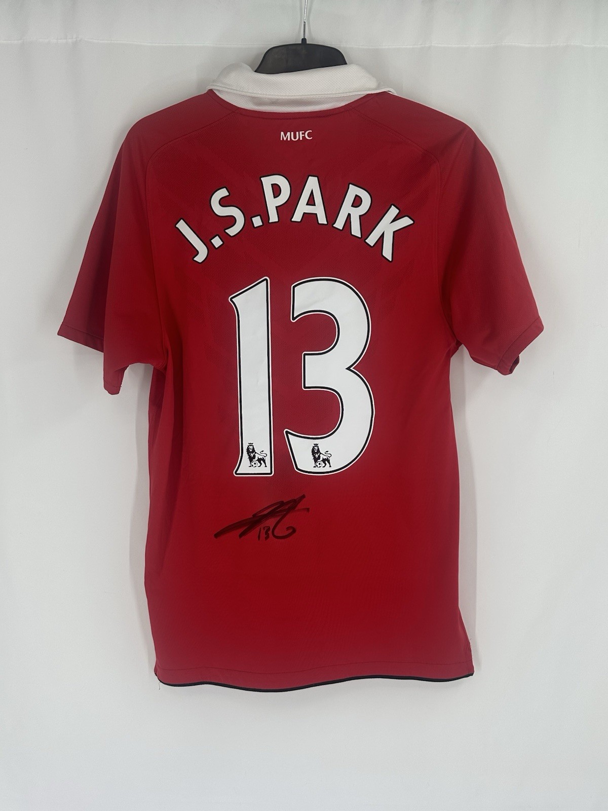 Ji Sung Park Signed Manchester United Home Shirt 2010-11 With COA for sale on Ebay