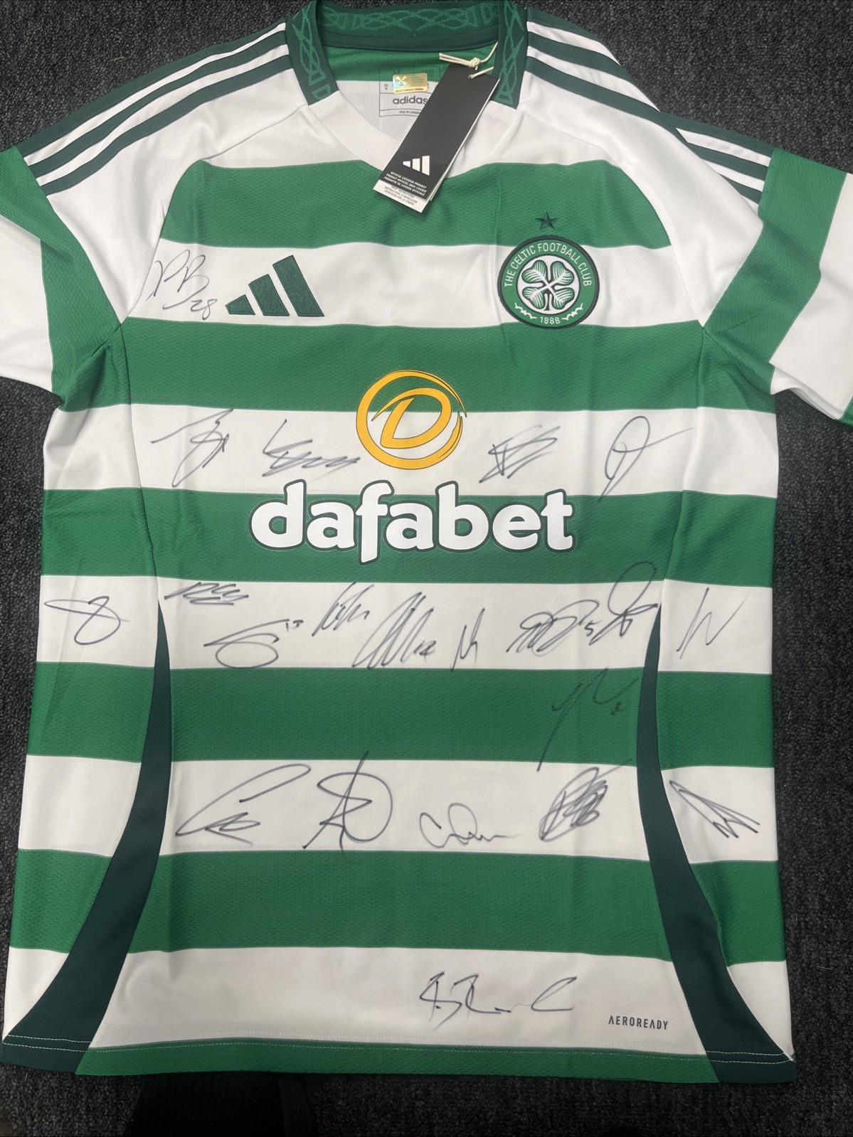 Celtic Fc Signed Match Shirt for sale on Ebay