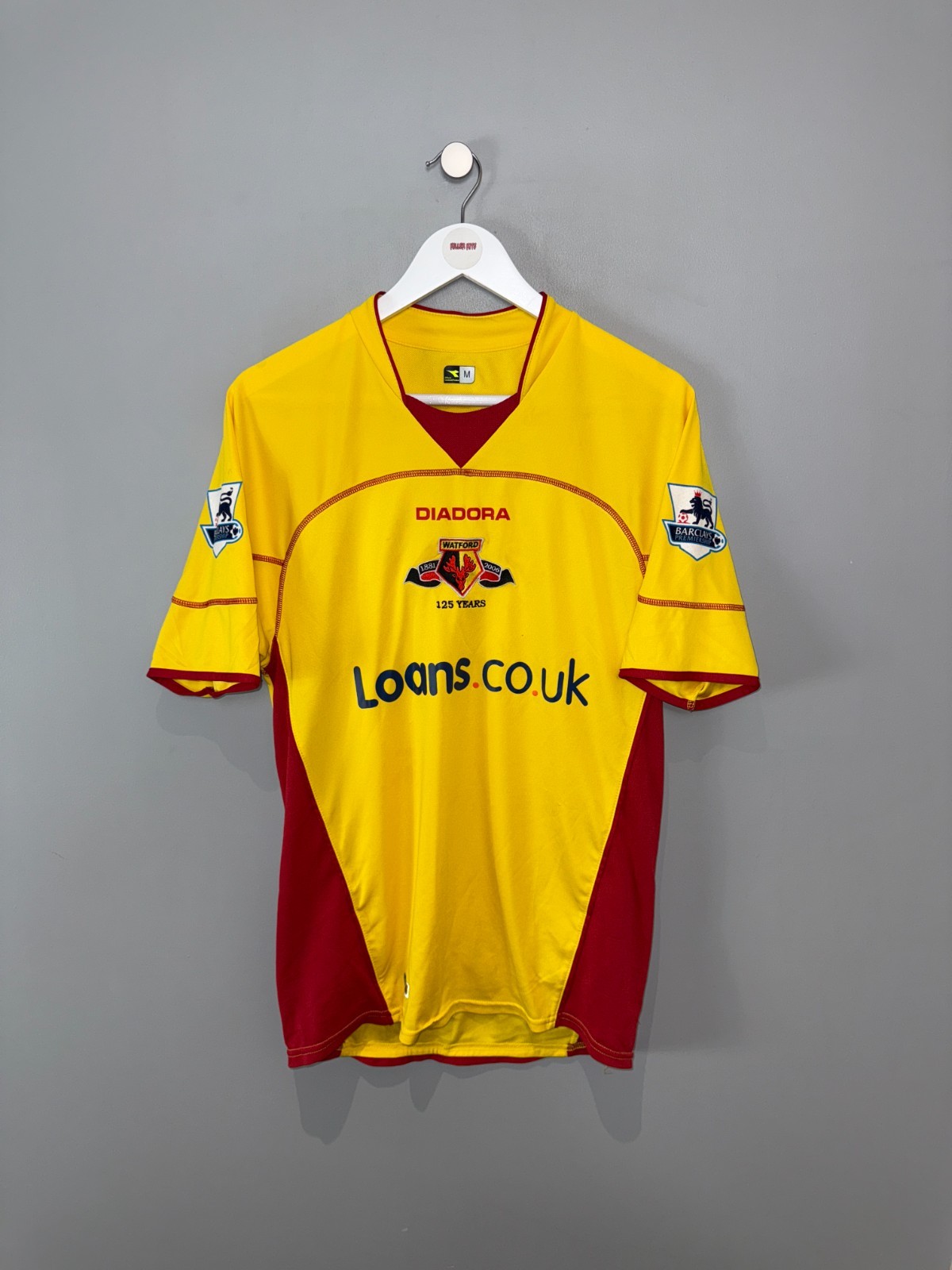 WATFORD 2006/07 HOME SHIRT (size M)  DIADORA ORIGINAL VINTAGE FOOTBALL SHIRT for sale on Ebay