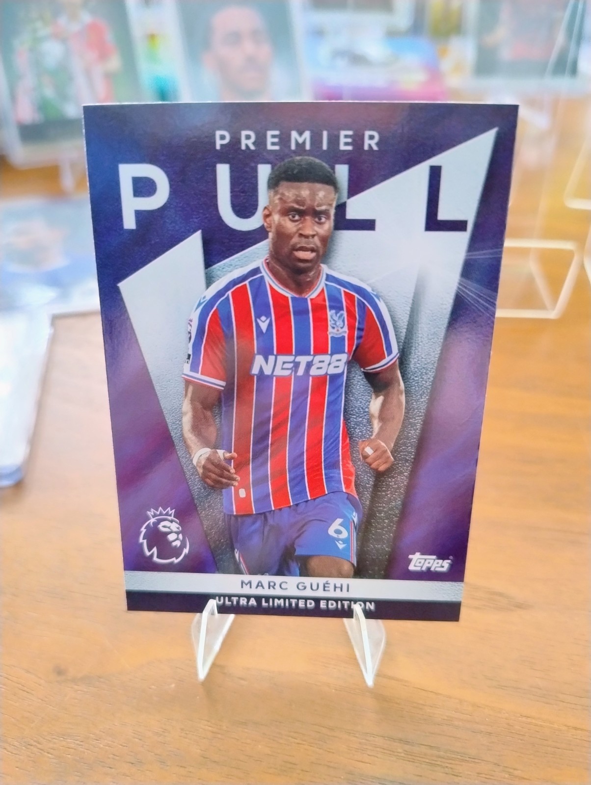 TOPPS Premier League 2026  GUEHI  - CRYSTAL PALACE - PREMIER PULL ULTRA LIMITED for sale on Ebay