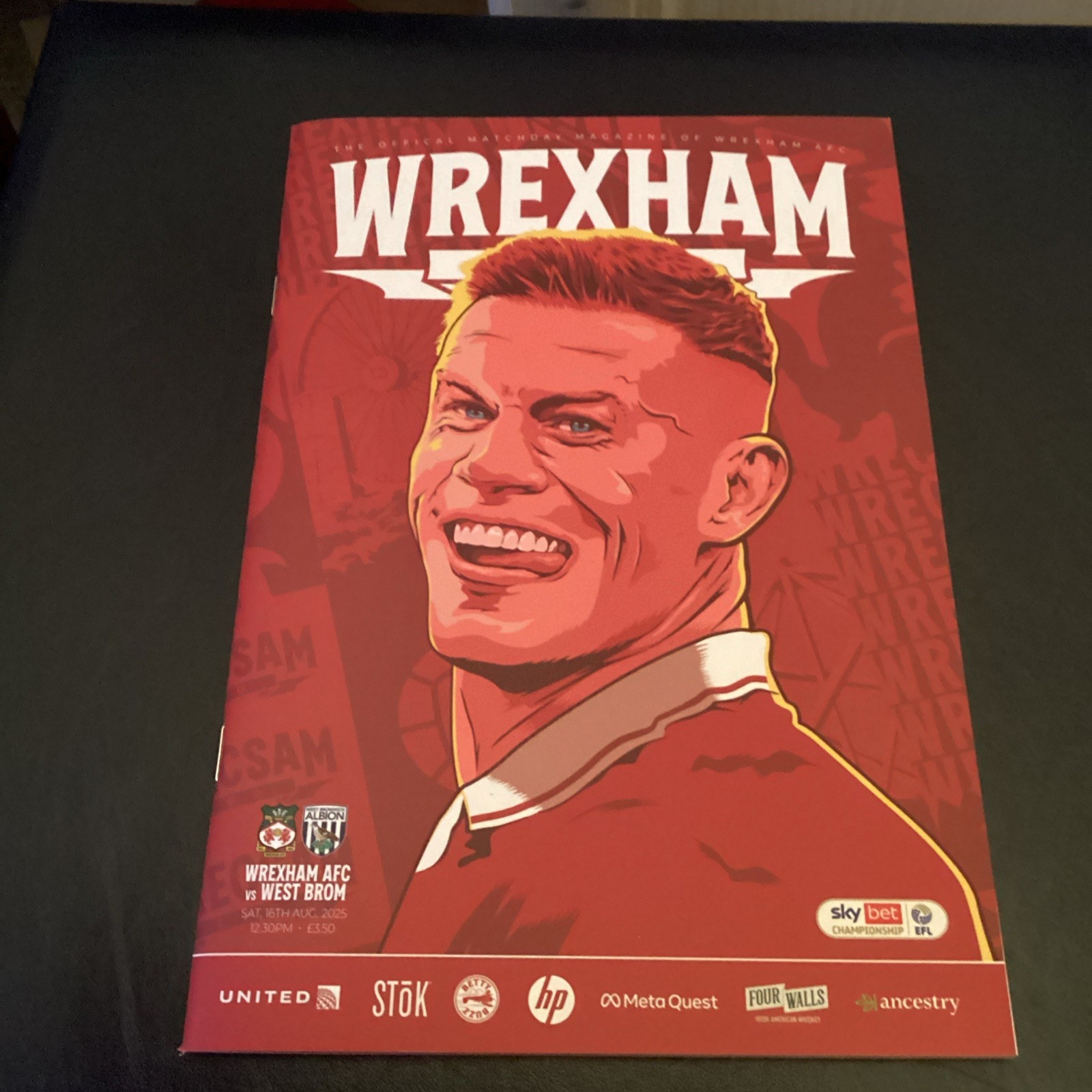 Wrexham v West Bromwich Albion 2025/26 for sale on Ebay