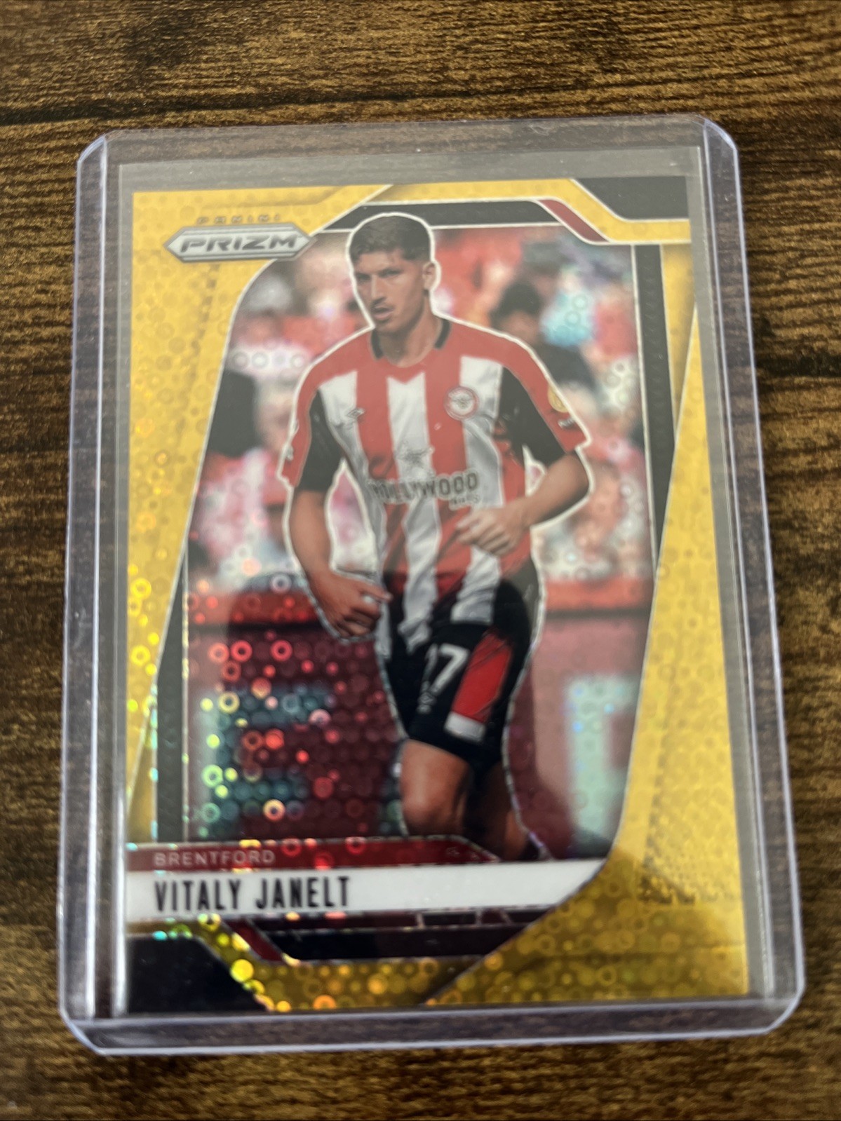 Panini Prizm Vitaly Janelt /10 Gold 2024/25 Brentford 07/10 Mint for sale on Ebay