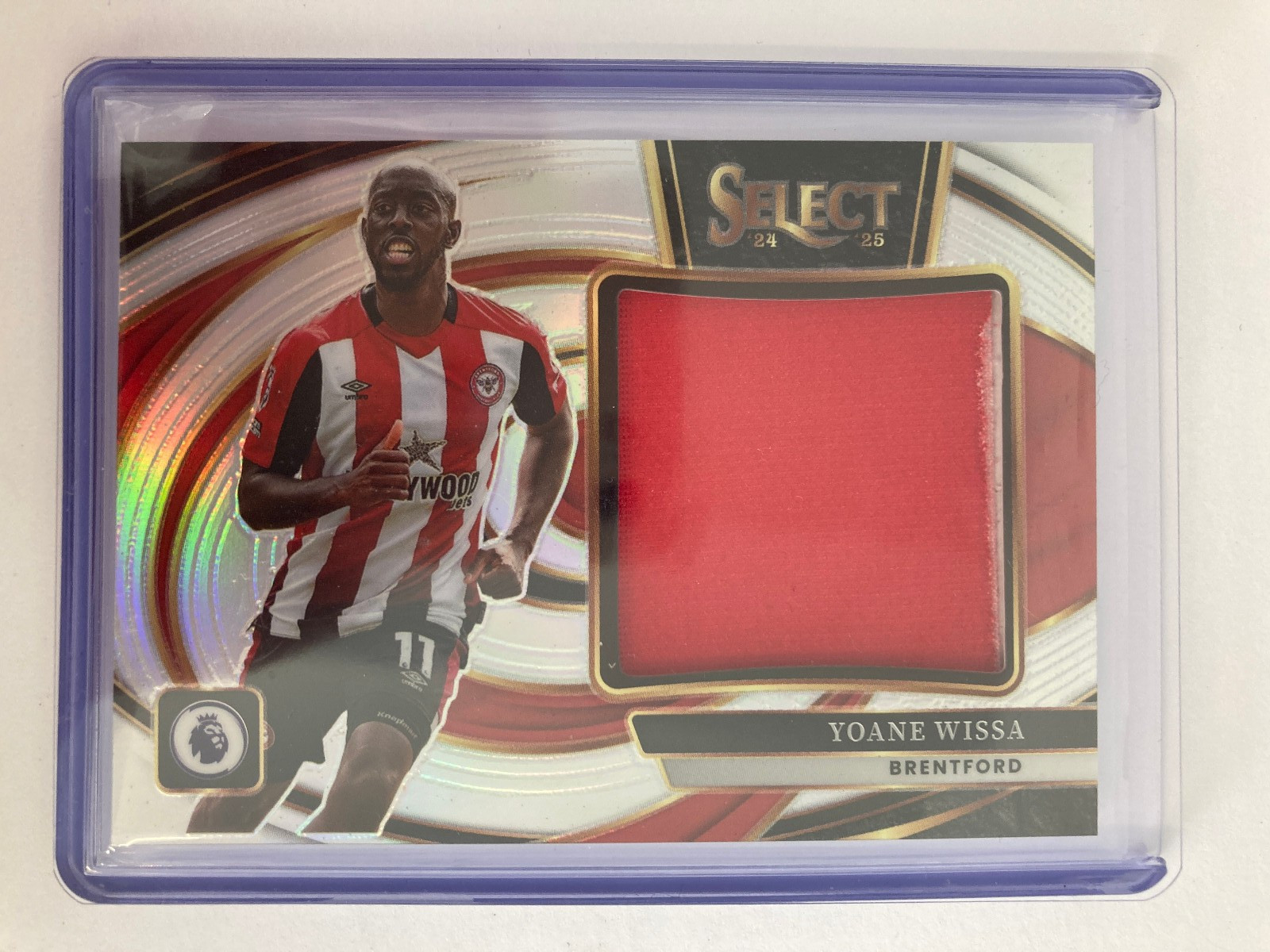 PANINI SELECT PL 2024-25 YOANE WISSA BRENTFORD JUMBO PATCH RELIC #JS-YW. for sale on Ebay