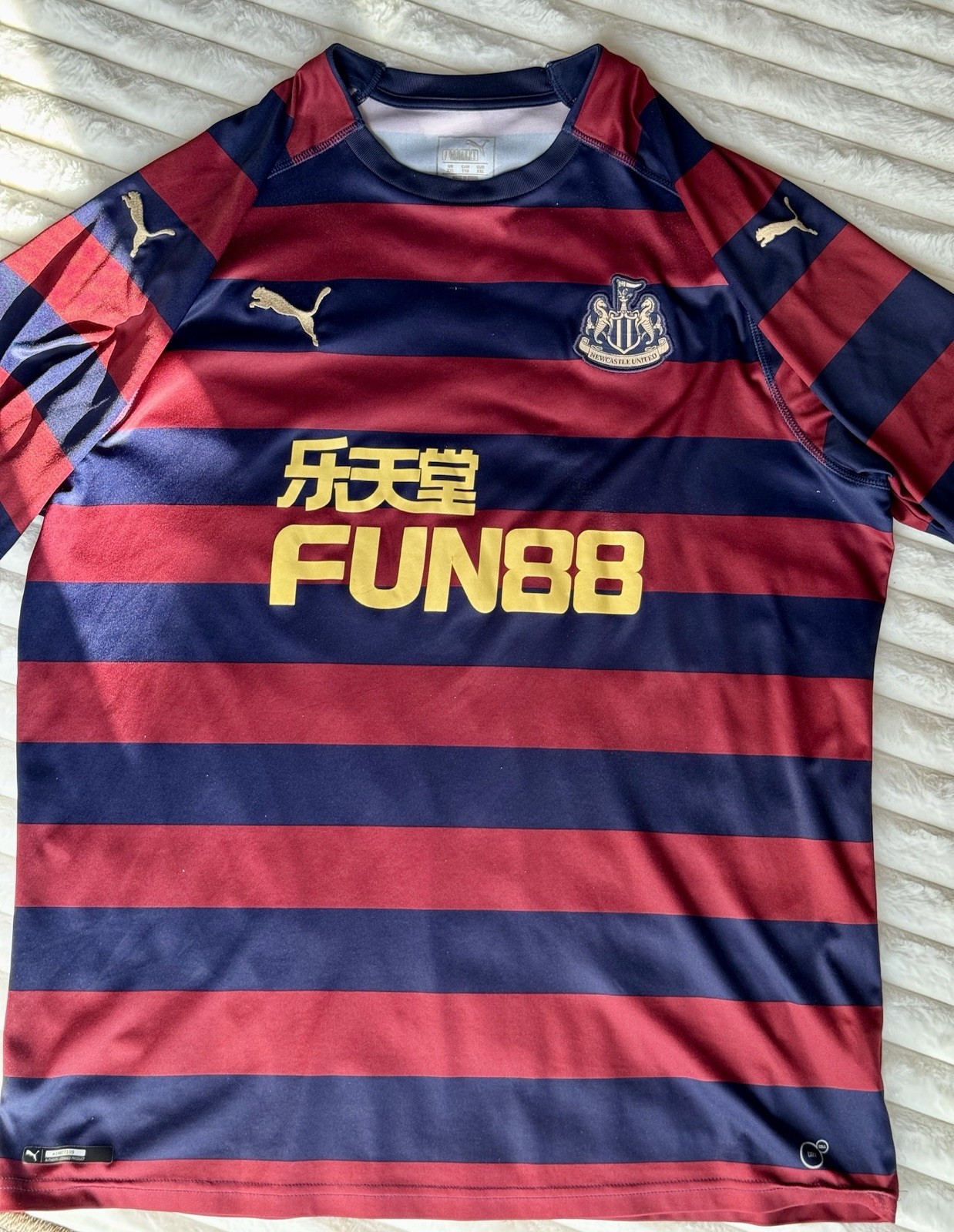 Rare Newcastle United Away Shirt 2018/19 Puma DryCELL Size XXL FUN88 for sale on Ebay