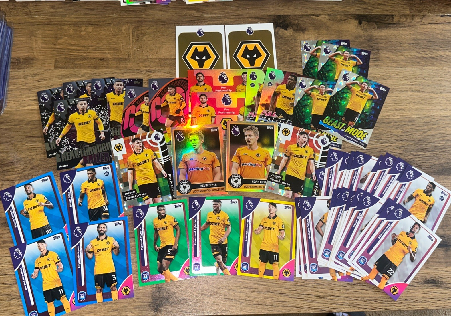 Topps Premier League 25/26 Wolves Bundle - Parallel’s And More - for sale on Ebay