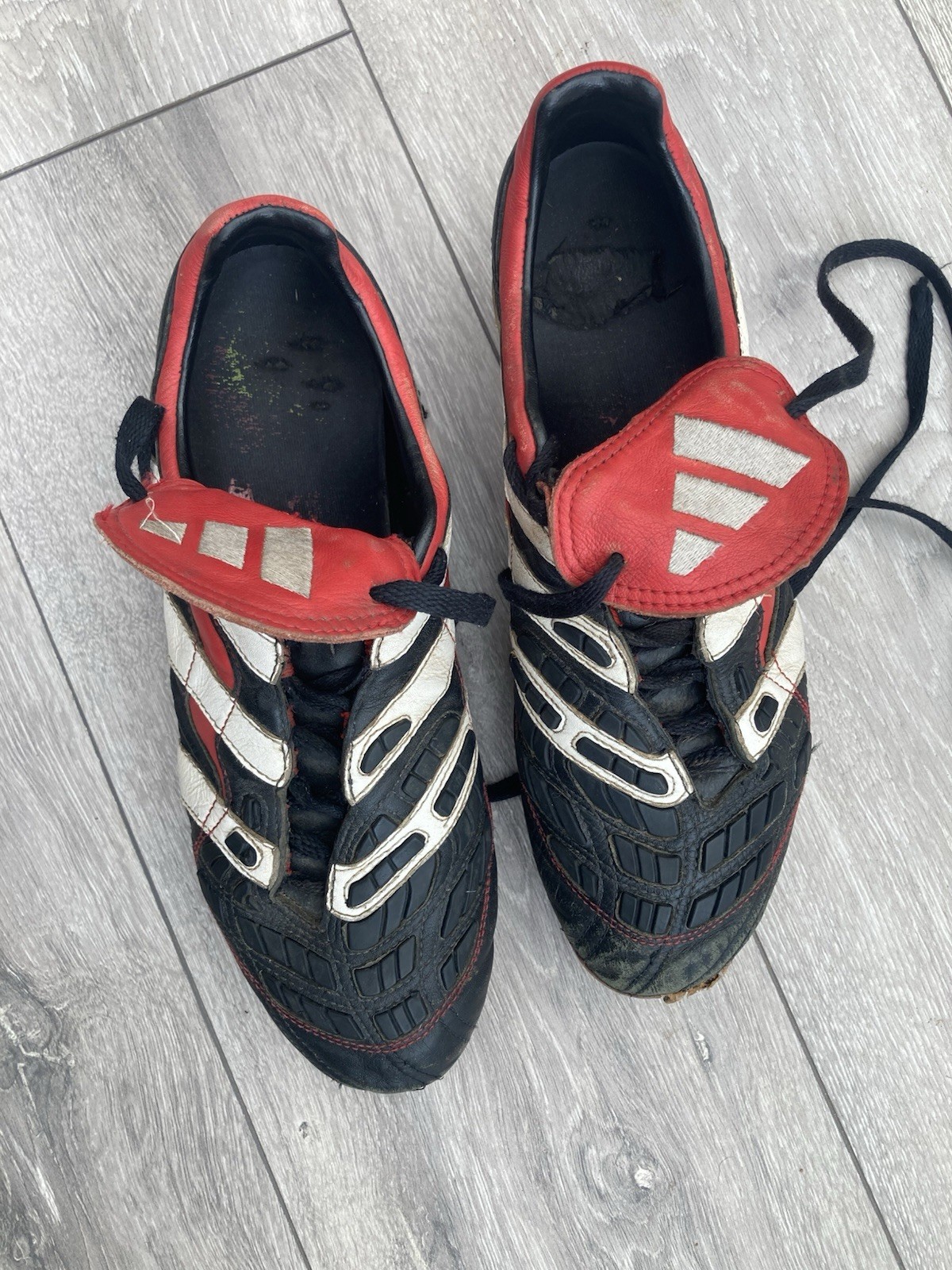 RARE ORIGINAL 1998 ADIDAS PREDATOR ACCELERATOR FOOTBALL BOOTS UK 9 for sale on Ebay
