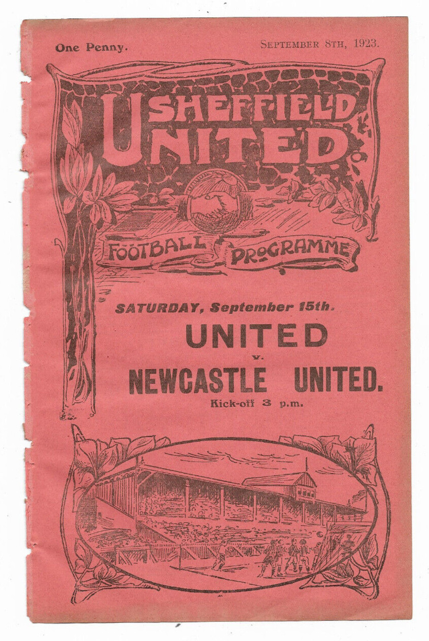 1923/24 Midland League - SHEFFIELD UNITED Reserves v. GRIMSBY ROVERS for sale on Ebay