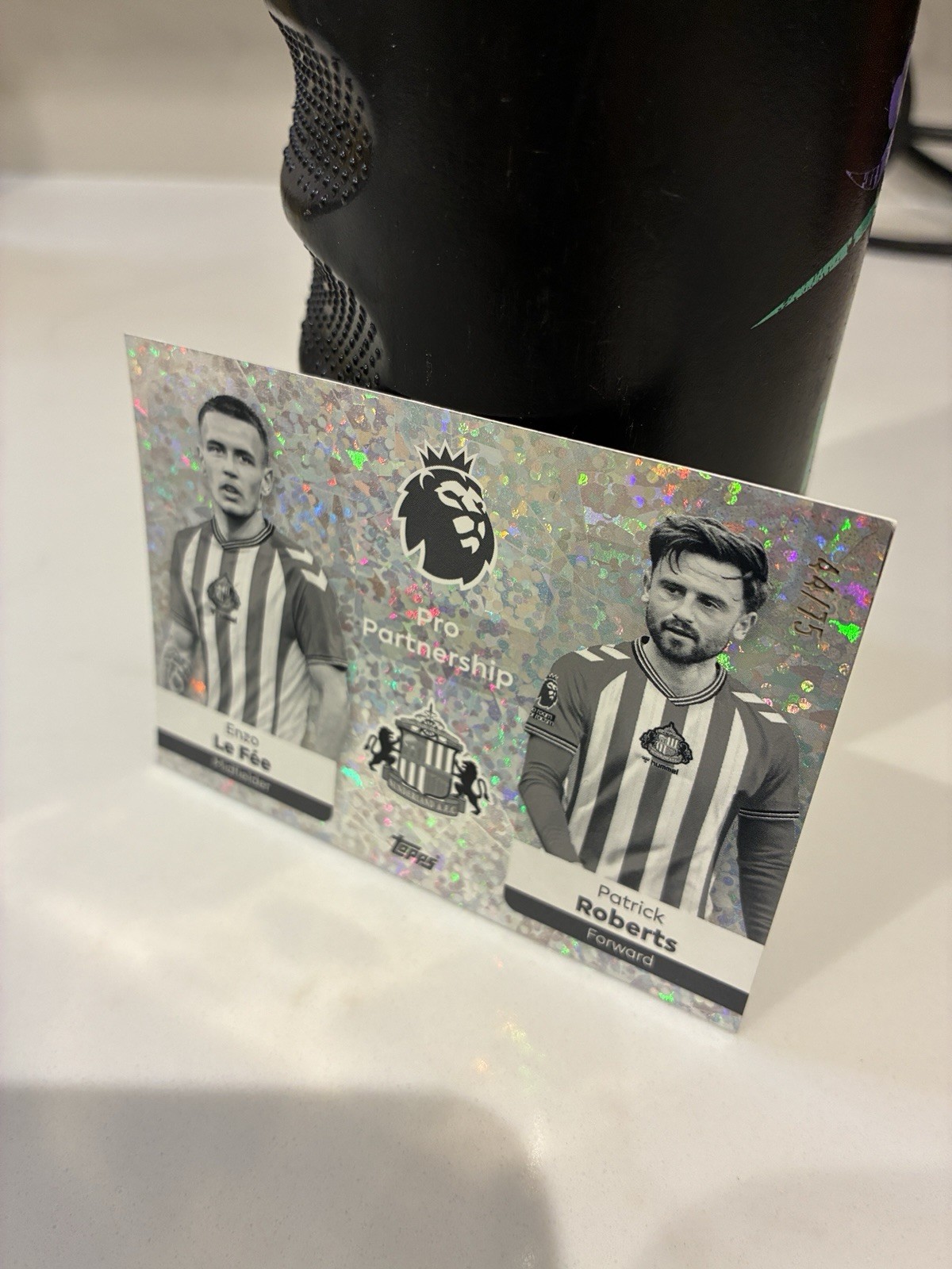 Topps white mini diamond pro partnership rare limited edition Sunderland card for sale on Ebay