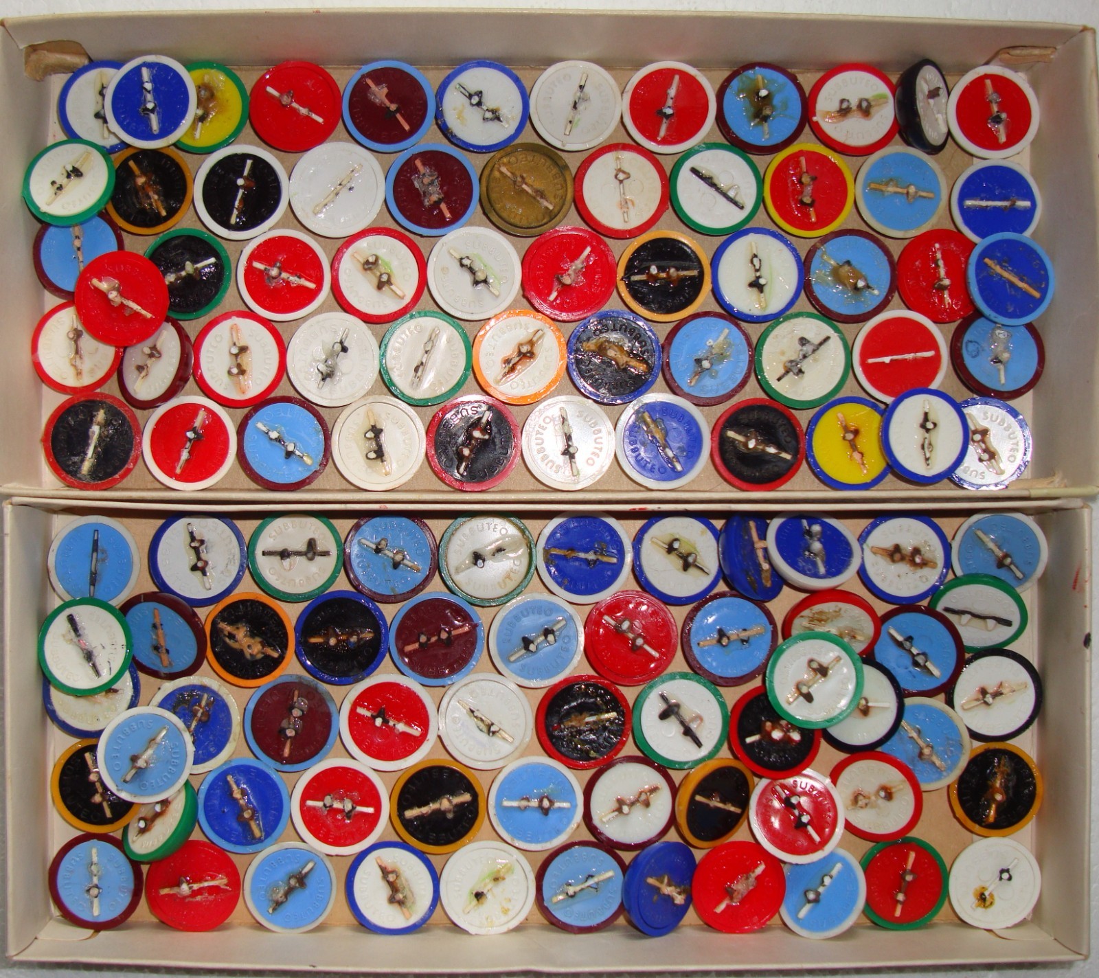 -115+ SUBBUTEO H/W BROKEN BASES IN USED CONDITION FOR RESTORATION ~ 1970's for sale on Ebay