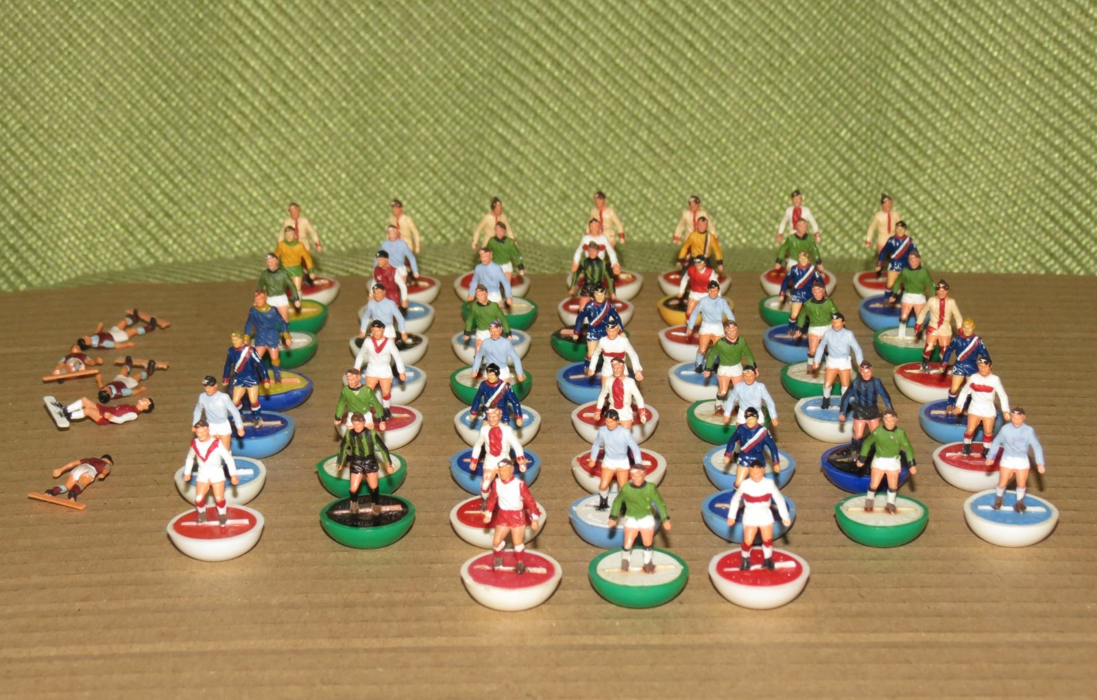 Subbuteo Heavyweight HW players job lot 50+mix of repaints & originals for sale on Ebay