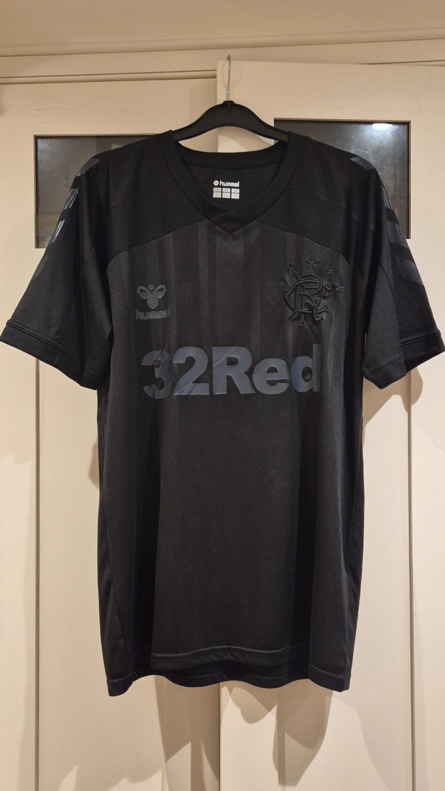 Original Glasgow Rangers Football Shirt Black Edition for sale on Ebay