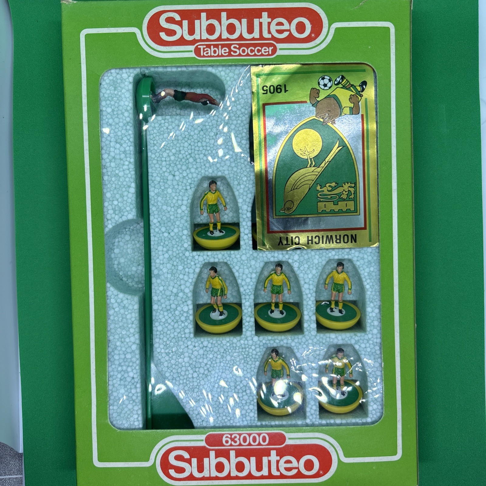 Subbuteo 63000. Ref 28.  Norwich City; Fortuna Sittard.  Mid 1980s for sale on Ebay