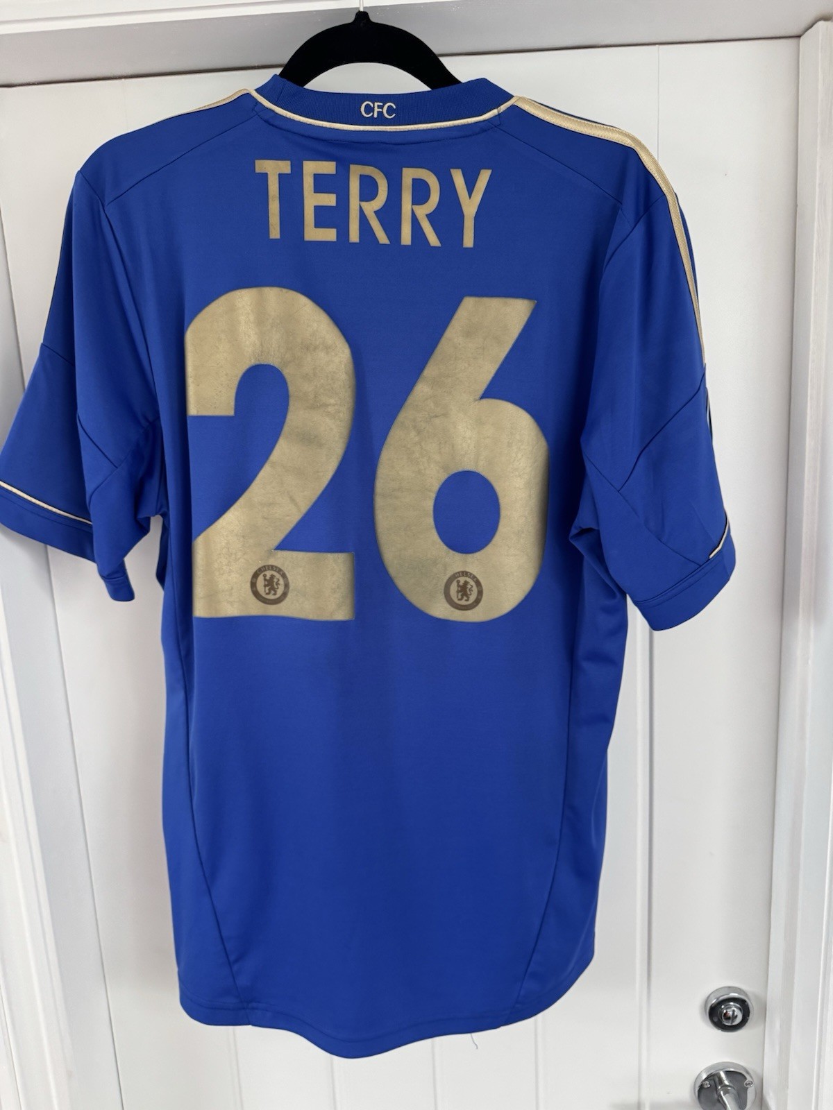Chelsea 2012/13 Home Shirt Adidas 1 Star John Terry No.26 Size Medium CL Patch for sale on Ebay