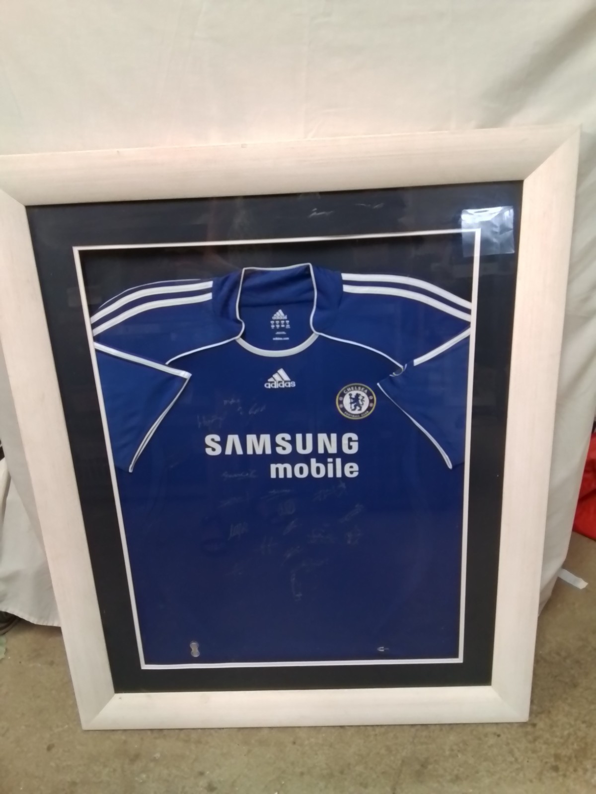 chelsea football club signed football shirt #4456 for sale on Ebay