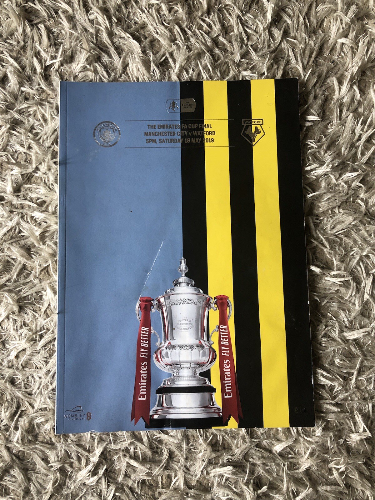 FA CUP FINAL PROGRAMME 2019 Manchester City v Watford - Official match programme for sale on Ebay