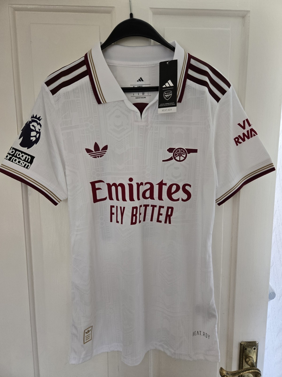 Arsenal 3rd Shirt Player Version Size Small 2025/26 RICE BNWT for sale on Ebay