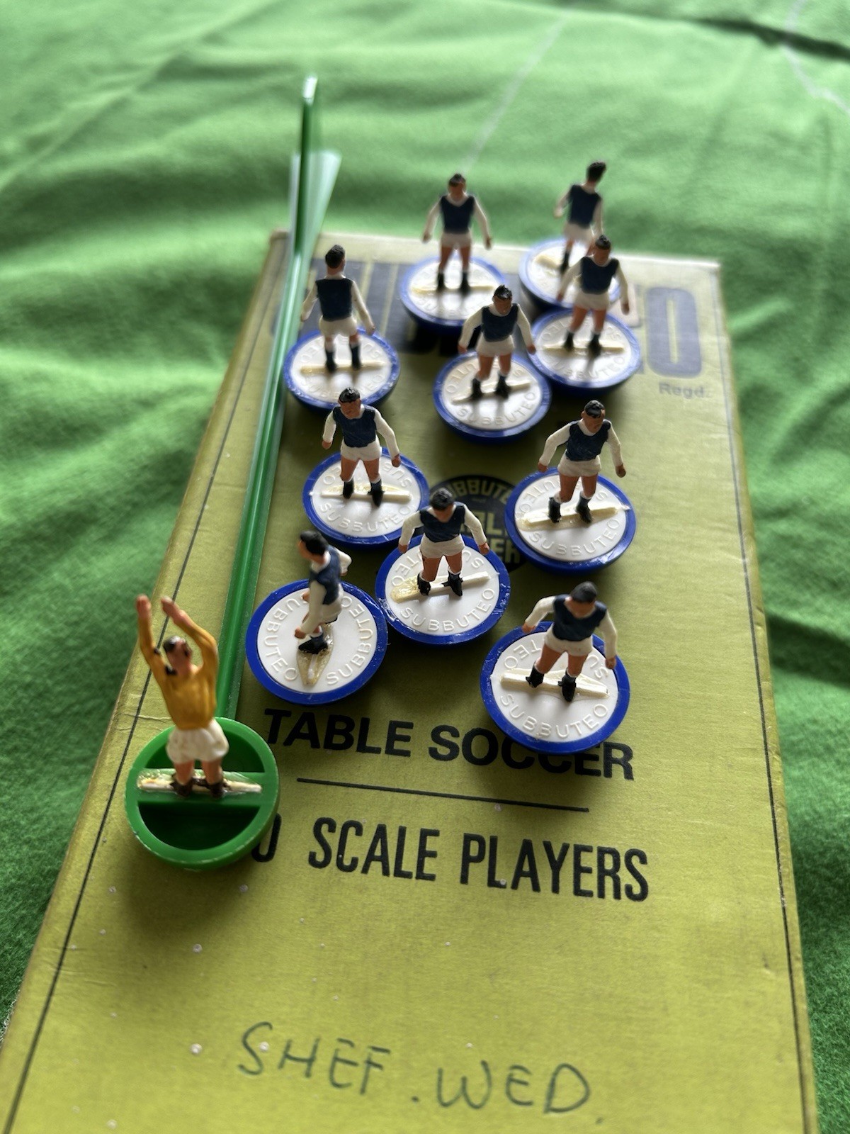 Subbuteo Sheffield Wednesday Heavyweight Team Ref 17 for sale on Ebay
