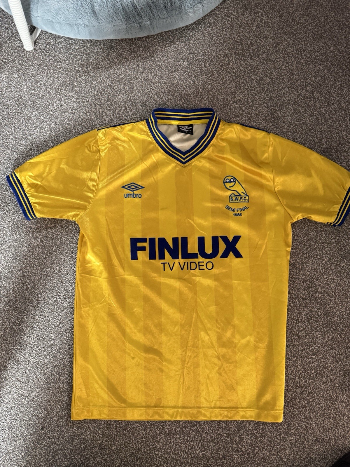 Sheffield Wednesday 1986 FA Cup Semi Final Shirt for sale on Ebay