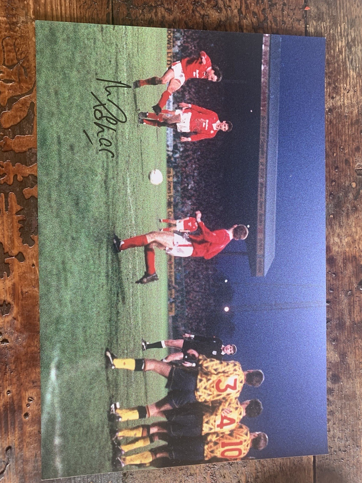 Mickey Thomas Autograph Hand Signed Photo Wrexham Autographs for sale on Ebay